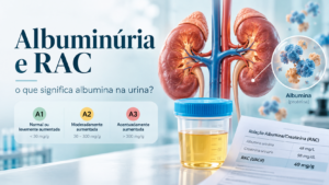 Albuminúria e relação albumina creatinina urinária