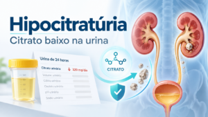 Hipocitratúria com citrato baixo na urina e risco de cálculos renais